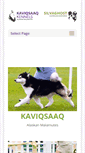 Mobile Screenshot of kaviqsaaq.com